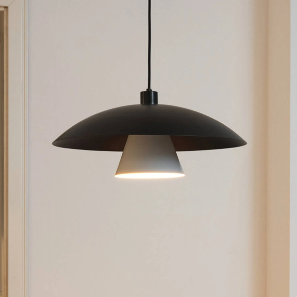  Osram Osram Hanging Light Decor Flying Mushroom, Black/white, Steel 