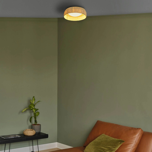  Osram Osram Led Ceiling Lamp Decor Bamboo Paper, ø 30 Cm, Bamboo 