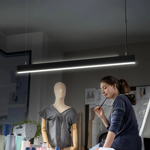  Osram Osram Led Hanging Light Office Line Cuboid Black 4,000 K Dimmable 