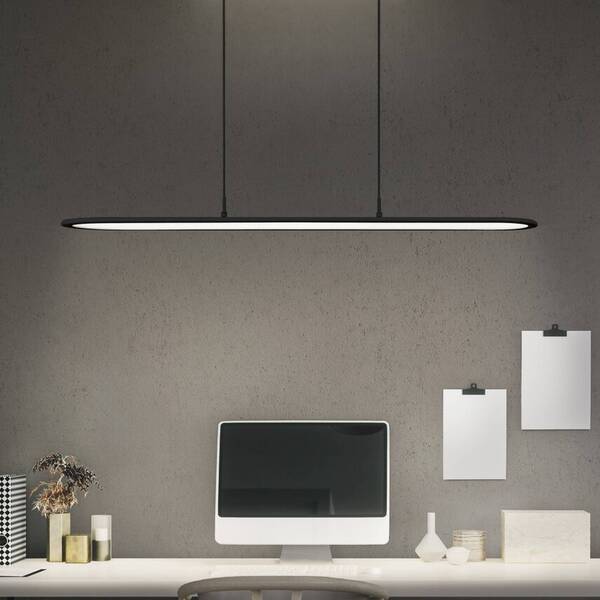  Osram Osram Led Pendant Office Line Panel Ellipse Black 940 Dimmable 