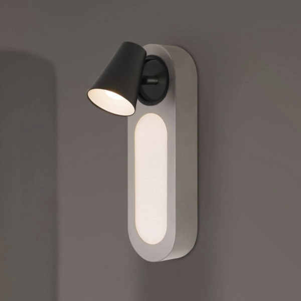 Osram Osram Neptune Led Wall Light, White, 1 Spot, Metal Switch 