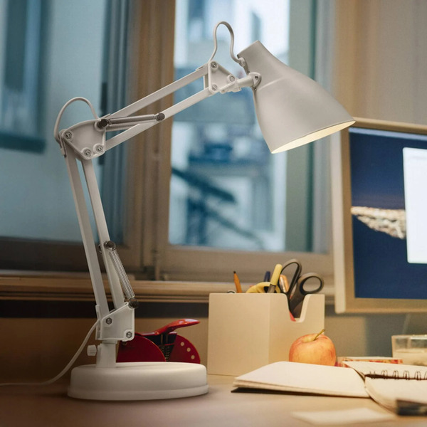 Osram Osram Office Line Desk Pear Table Lamp, White, E27 