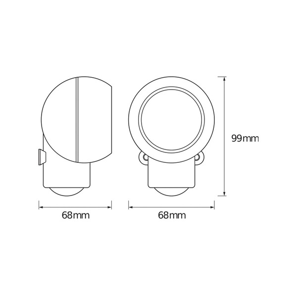  Osram Osram Spylux Led Wall Light, White, Sensor, Battery, Mobile 