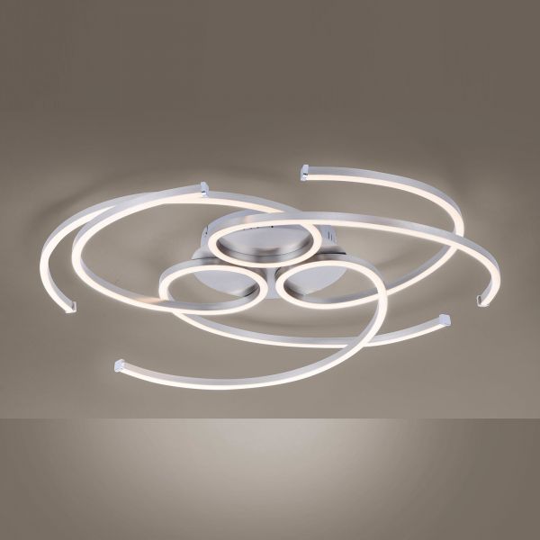  Paul Neuhaus Paul Neuhaus Danilo Led Ceiling Light, Dimmable Via Wall Switch 