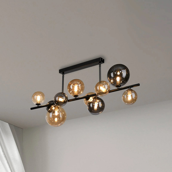  Paul Neuhaus Paul Neuhaus Popsicle Ceiling Light, Glass, 85 Cm Long, G9 