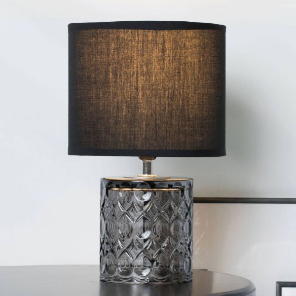  Pauleen Pauleen Crystal Glow Table Lamp With Glass Base 