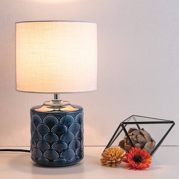  Pauleen Pauleen Glowing Midnight Table Lamp White/blue 