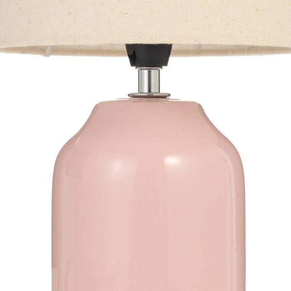 Pauleen Pauleen Sandy Glow Table Lamp, Cream/pink 