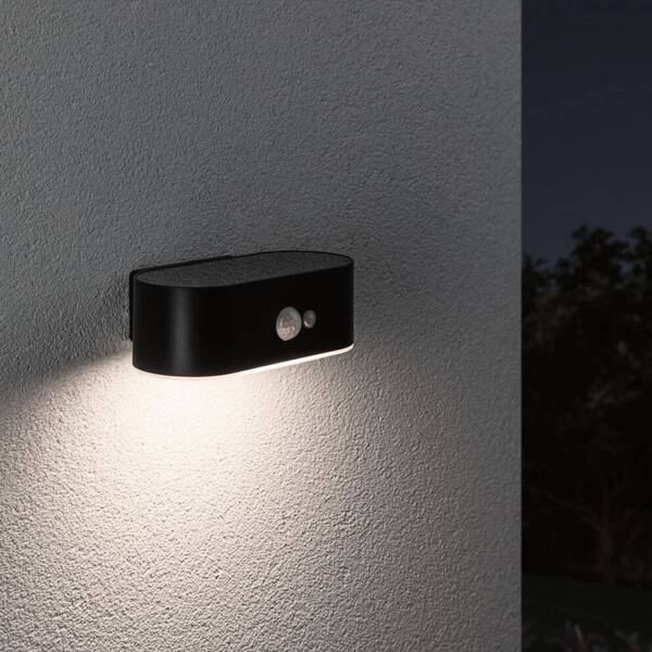  Paulmann Paulmann Adya Outdoor Wall Lamp Solar Sensor 