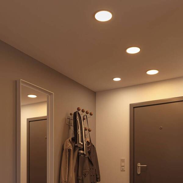  Paulmann Paulmann Areo Led Panel 3,000k Round Chrome 17.5cm 