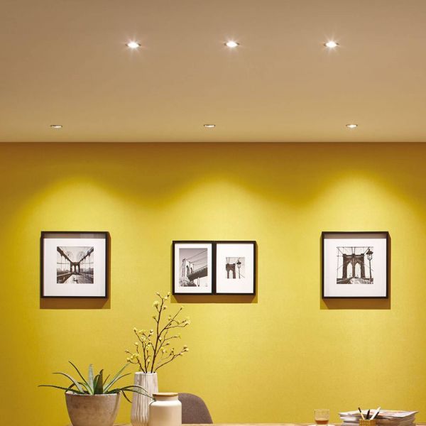  Paulmann Paulmann Coin Slim Led Recessed Chrome Dim 3-pack 