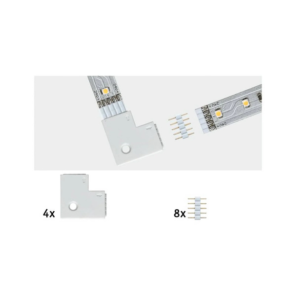  Paulmann Paulmann 90 Degree Corner Connector For Max Led Strip 