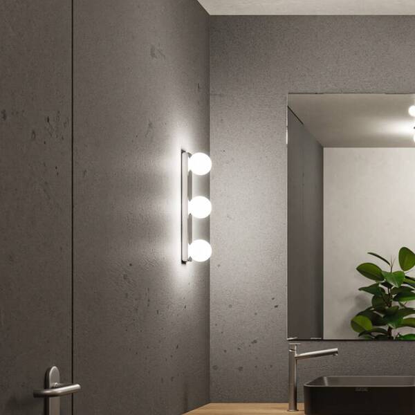  Paulmann Paulmann Gove Wall Light Ip44 G9 3-bulb Chrome 