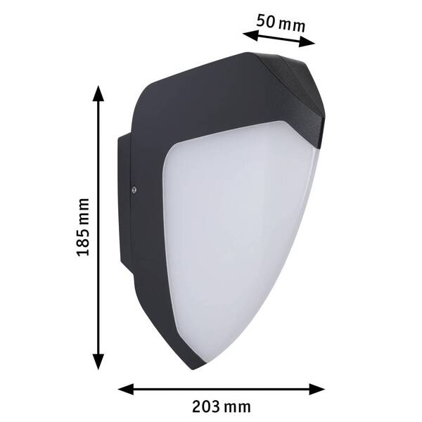  Paulmann Paulmann Ikosea Sensor Outdoor Wall Led 3,000 K 