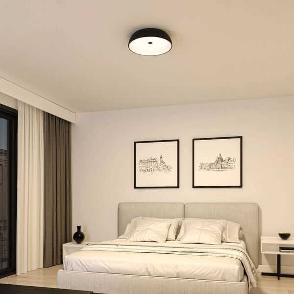  Paulmann Paulmann Jaron Led Ceiling Lamp, 3-step Dimmable, Black 