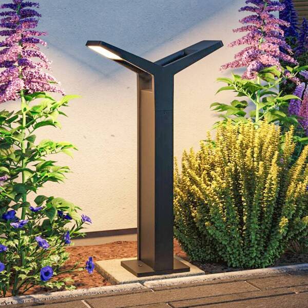  Paulmann Paulmann Juntea Led Path Light, Anthracite, Sensor, 2-bulb. 