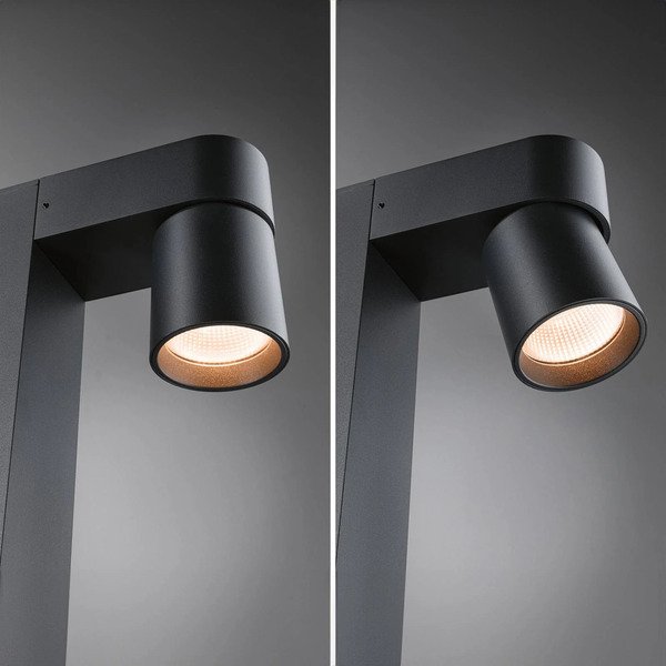  Paulmann Paulmann Led Path Light Kimu 2, Anthracite, 2-bulb, 2,200 K 