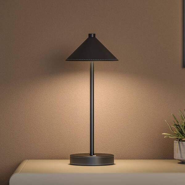  Paulmann Paulmann Led Rechargeable Table Lamp Pellini, Black, Down, Cct 
