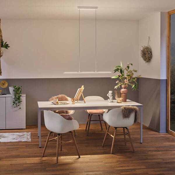 Paulmann Paulmann Lento Led Pendant Light, White, 100 Cm, Up/down, Dimmable 