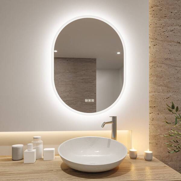  Paulmann Paulmann Mirra Wall Mirror 80x60cm Cct Dimmable White 