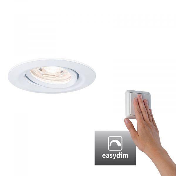  Paulmann Paulmann Nova Mini Plus Downlight Easydim White 