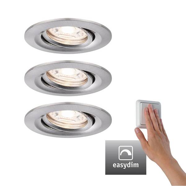  Paulmann Paulmann Nova Mini Plus Led Easydim Set Of 3 Iron 