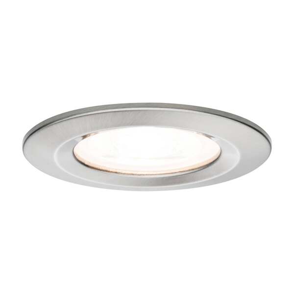  Paulmann Paulmann Nova Round Fixed Led Spot, Iron, Ip44, Gu10, Dimmable 