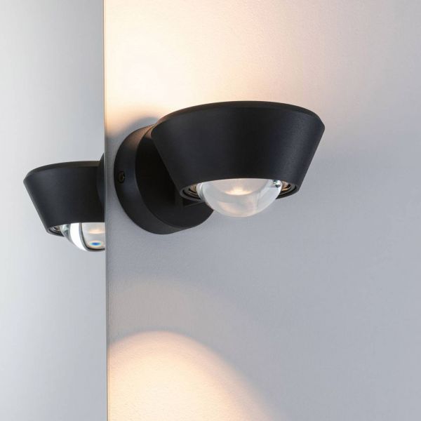  Paulmann Paulmann Sabik Led Wall Light Up/down, Black 
