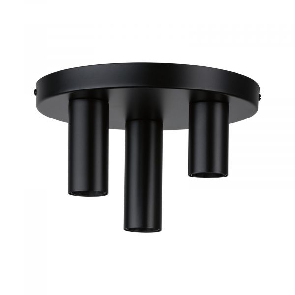  Paulmann Paulmann Skogen Ceiling Light Black 3-bulb 