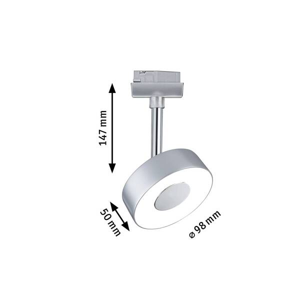  Paulmann Paulmann Urail Circle Led Spot Round In Chrome 