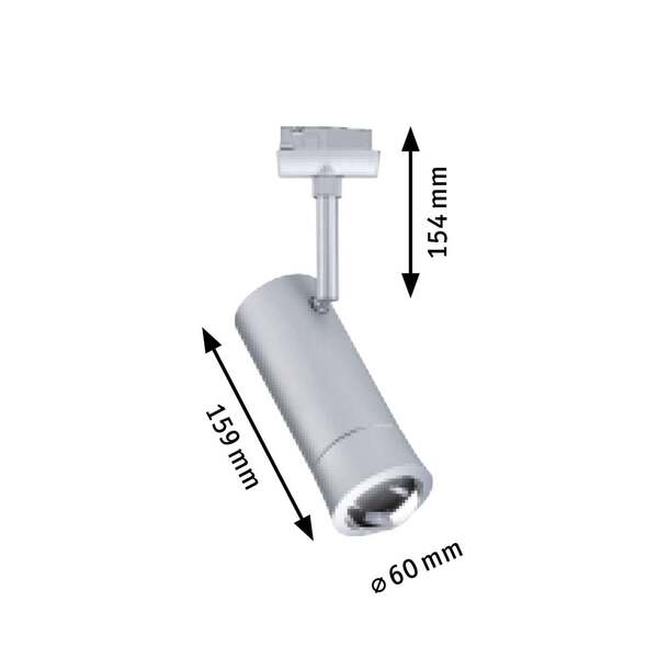  Paulmann Paulmann Urail Smart Led Track Spotlight Tarie, Chrome, Cct, Rgb 
