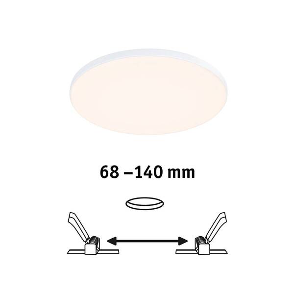  Paulmann Paulmann Veluna Edge Ip44 3,000k Dimmable ø 16cm 