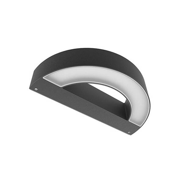  Performance In Lighting Performance In Lighting Mask+ M Outdoor Wall Light, Down 3,000k Anthracite 