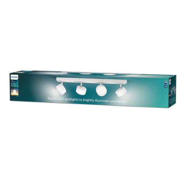  Philips Philips Bracia Led Downlight, 4-bulb, White 