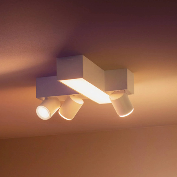  Philips Hue Philips Hue Centris Cross Led Spotlight, White, 3-bulb Rgb Cct 
