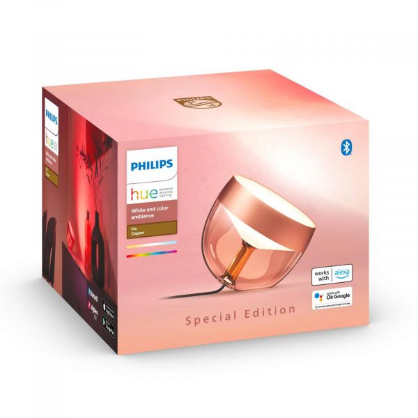  Philips Hue Philips Hue Iris Waca Led Table Lamp, Copper 