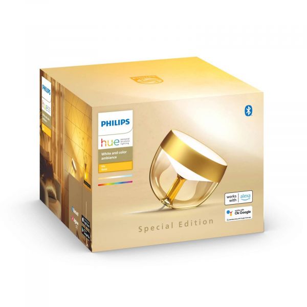  Philips Hue Philips Hue Iris Waca Led Table Lamp, Gold 