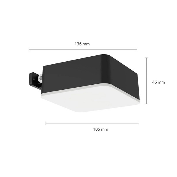  Philips Philips Led Solar Wall Light Vynce, Head 10.5 X 10.5 Cm 