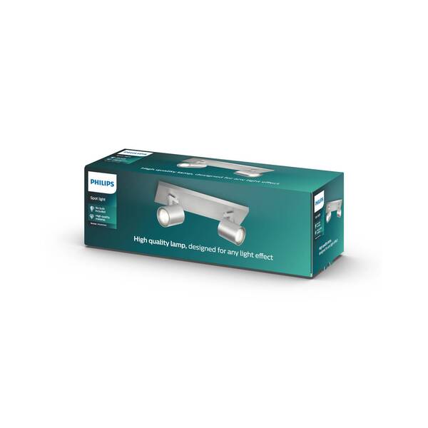  Philips Philips Myliving Runner Spot Gu10 2-bulb Aluminium 