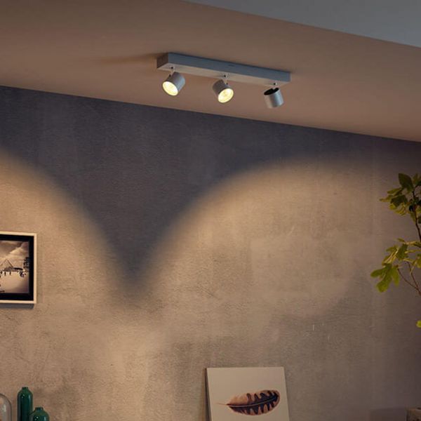  Philips Philips Three-bulb Led Spotlight Star, Warmglow, White 
