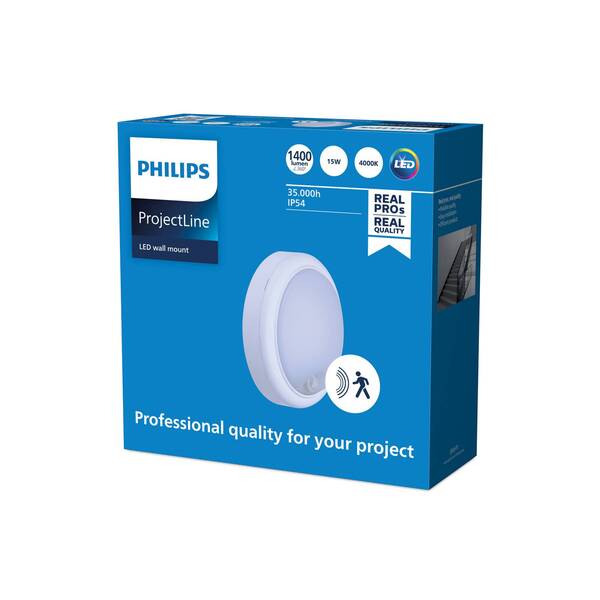  Philips Philips Wall-mounted Wall Lamp Sensor ø 18.2cm 840 