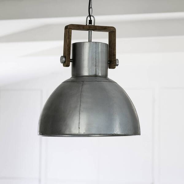  Pr Home Pr Home Ashby Single Hanging Light ø 29 cm Silver 