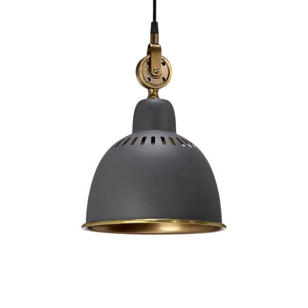  Pr Home Pr Home Cleveland Hanging Light 23 cm Grey/brass 