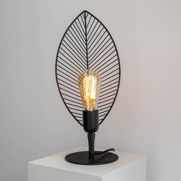  Pr Home Pr Home Elm Table Lamp In Leaf Shape, Height 42 Cm 