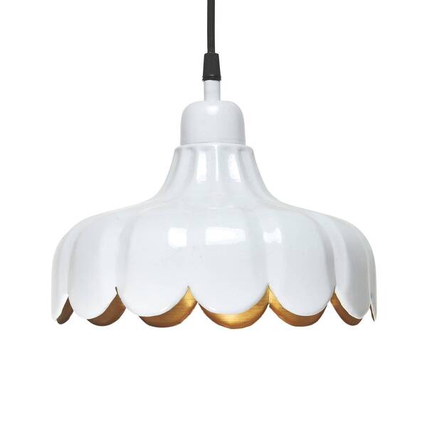  Pr Home Pr Home Hanging Light Wells Small, White/gold, ø 24 Cm, Plug 
