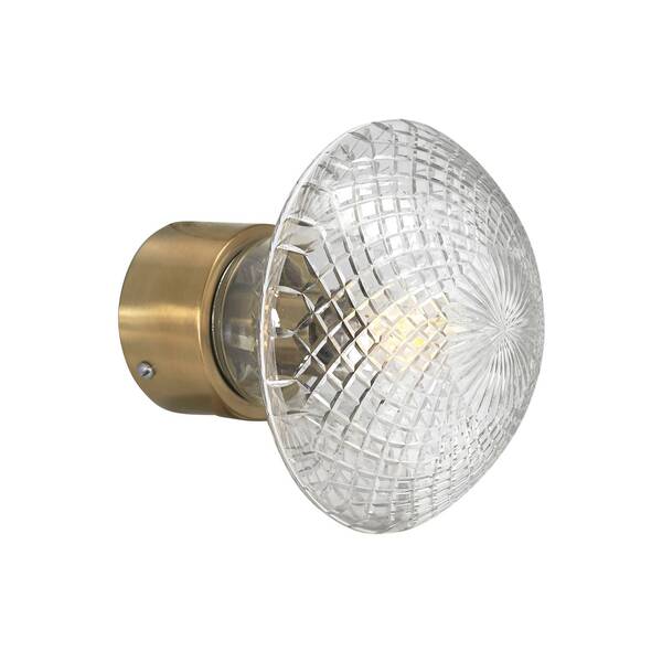  Pr Home Pr Home Juliette Wall Light ø 16 Cm Clear/brass 