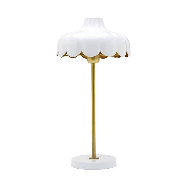  Pr Home Pr Home Wells Table Lamp White/gold 