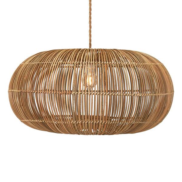  Pr Home Pr Home Zuri Hanging Light, Rattan, 61 Cm 