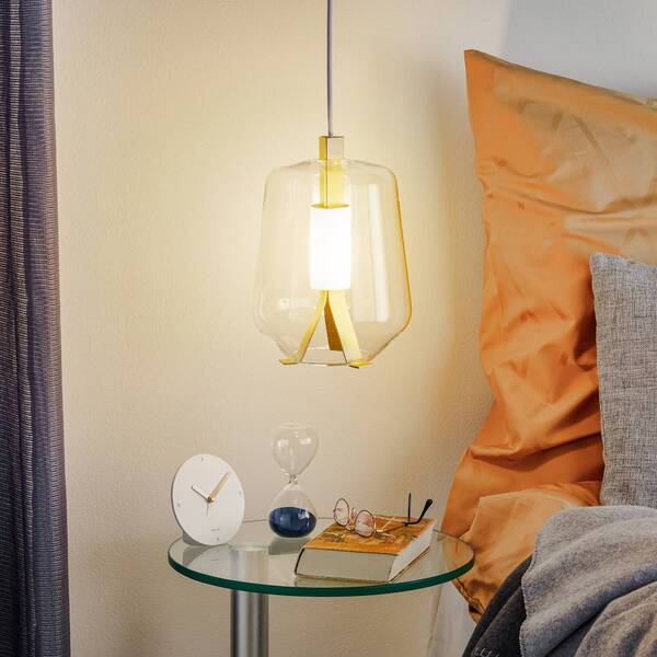  Prandina Prandina Luisa S1 Dimm Pendant 2,700 k Brass/clear 
