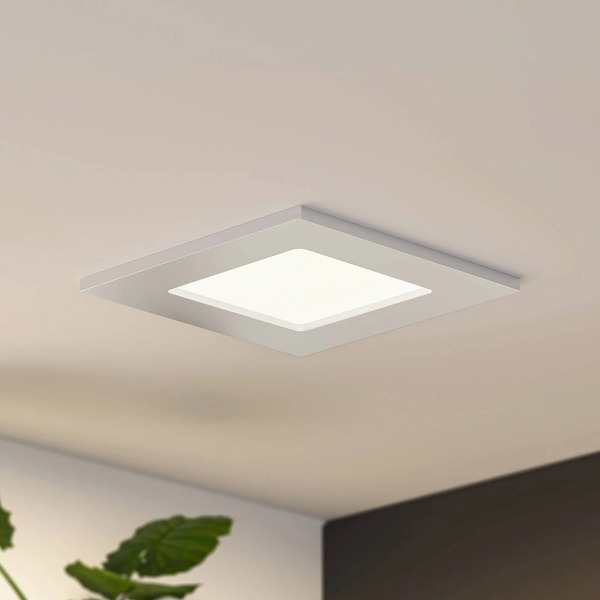  Prios Prios Led Recessed Light Helina, Silver, 11.5 Cm, Dimmable 